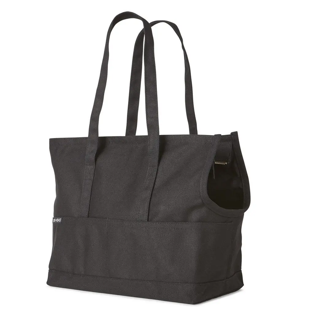 Love Thy Beast | Canvas Pet Tote In Black 1