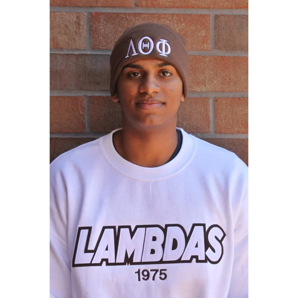 Lambda Theta Phi Lambdas White Crewneck 1