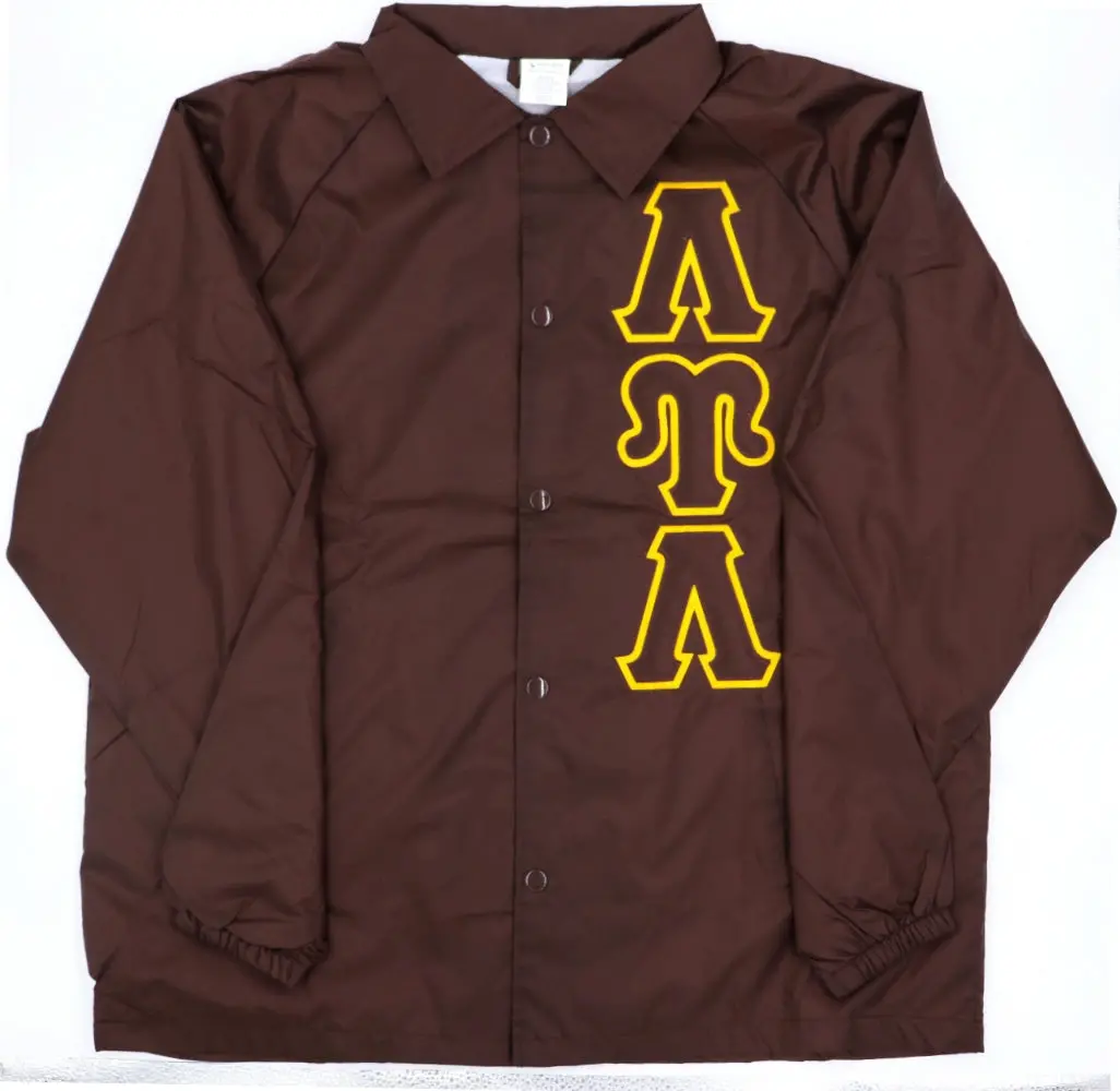Lambda Upsilon Lambda Brown Line Jacket 1