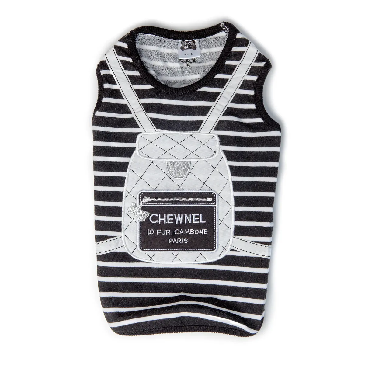 Luna Blue | Chewnel Backpack Tank In Black 1