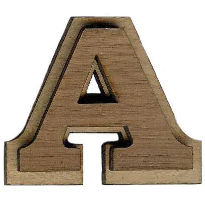 Jumbo Peel-N-Stick Double Letters 1