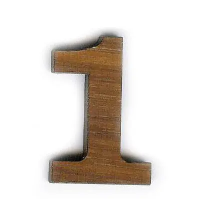 Jumbo Peel-N-Stick Single Numbers 1