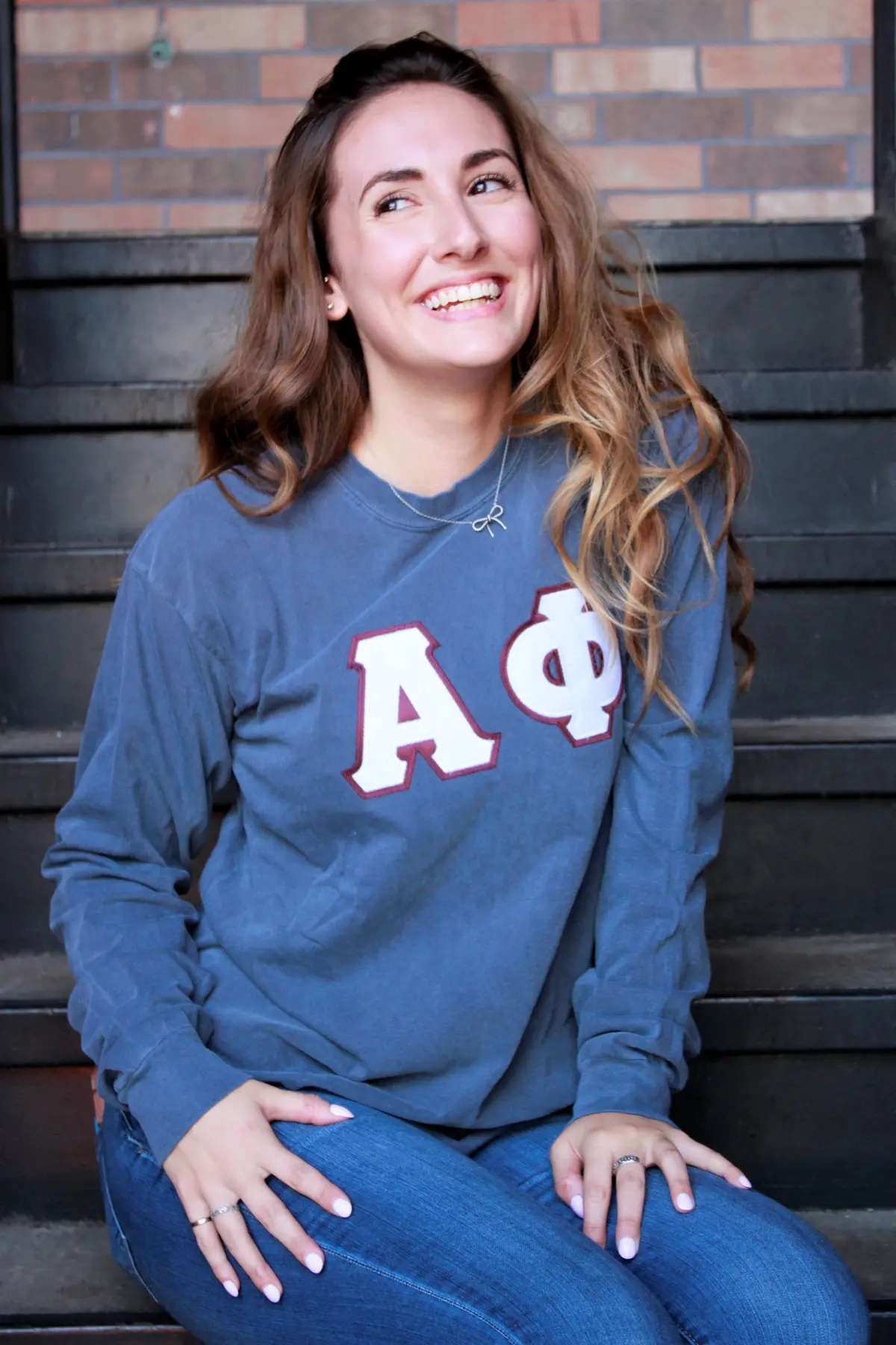 Alpha Phi Comfort Colors Longsleeve 1