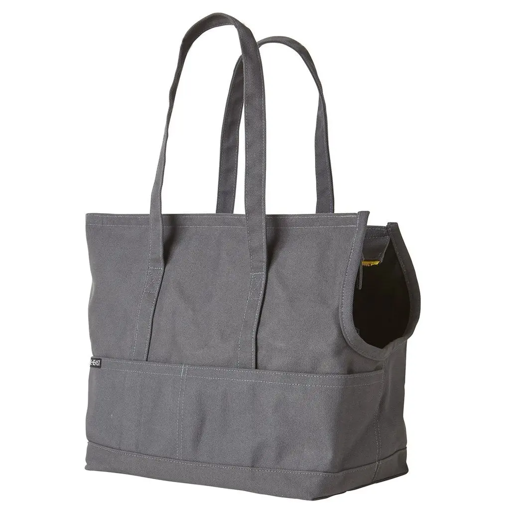 Canvas Pet Tote In Dark Grey (Made In Usa) (Direct Ship) 1