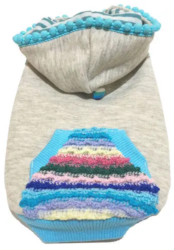 Luna Blue | Marble Hoodie In Grey 1