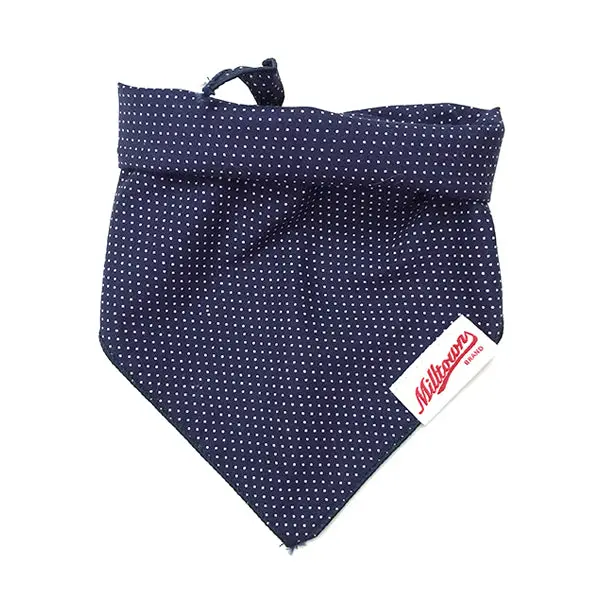 M.N. Davis & Son | Dog Bandana In Navy Dot 1