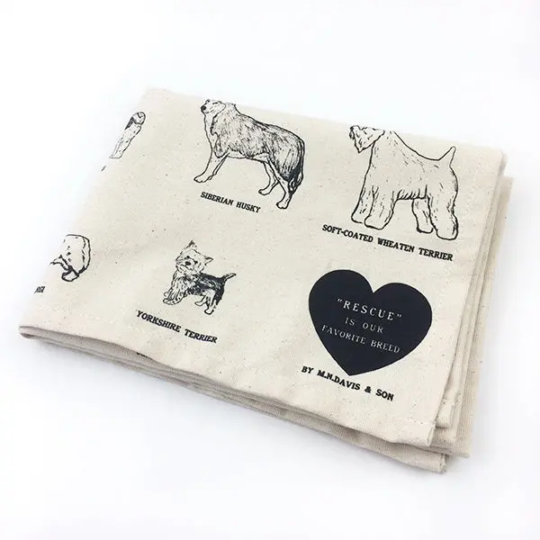 M.N. Davis & Son | Dog Breeds Tea Towel 1