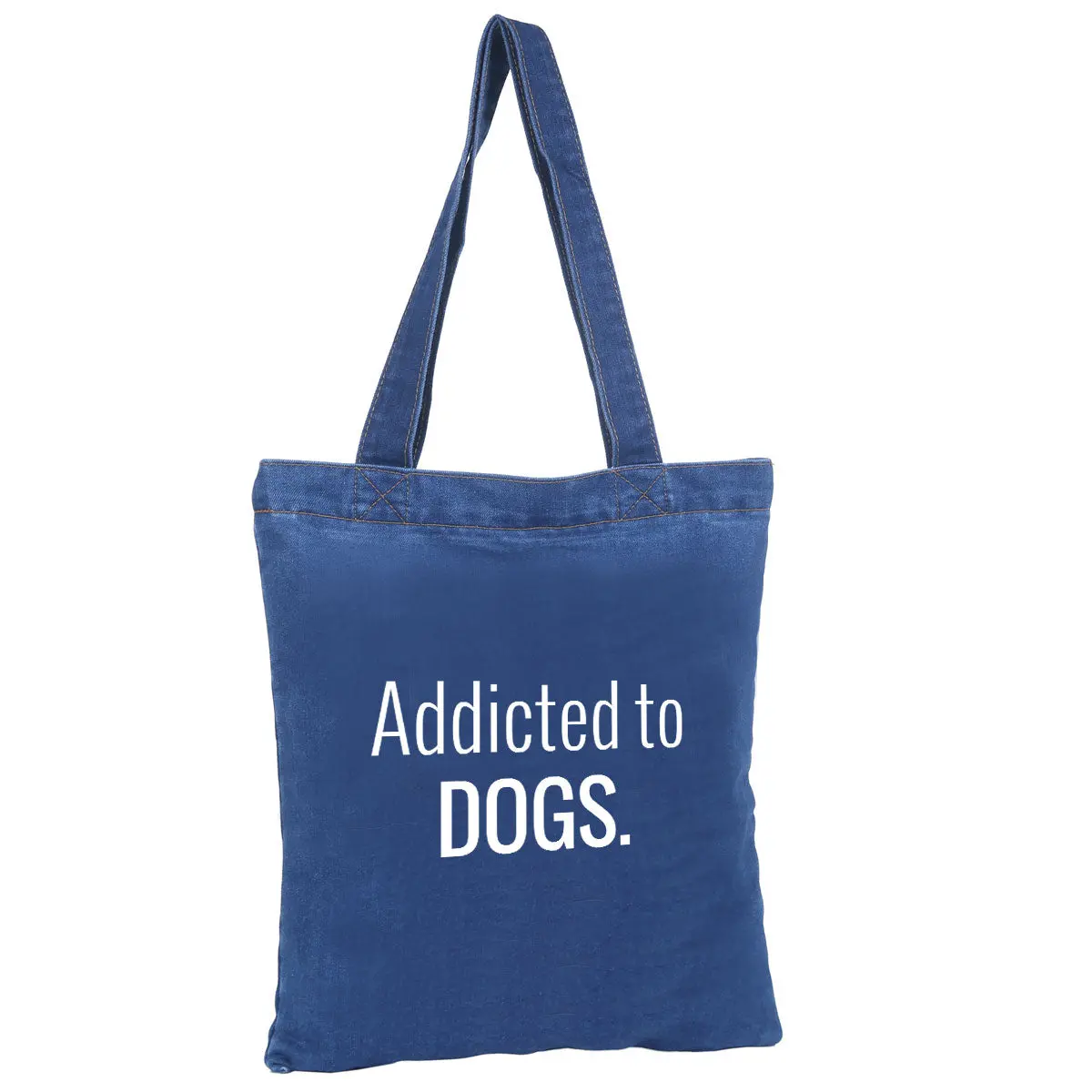 Mad-Style | Addicted To Dogs Denim Tote 1