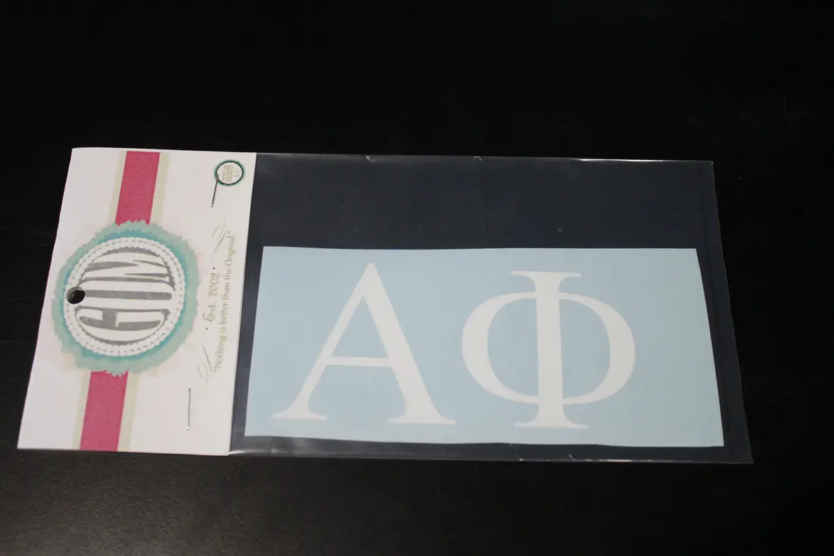Alpha Phi Vinyl Decal 1