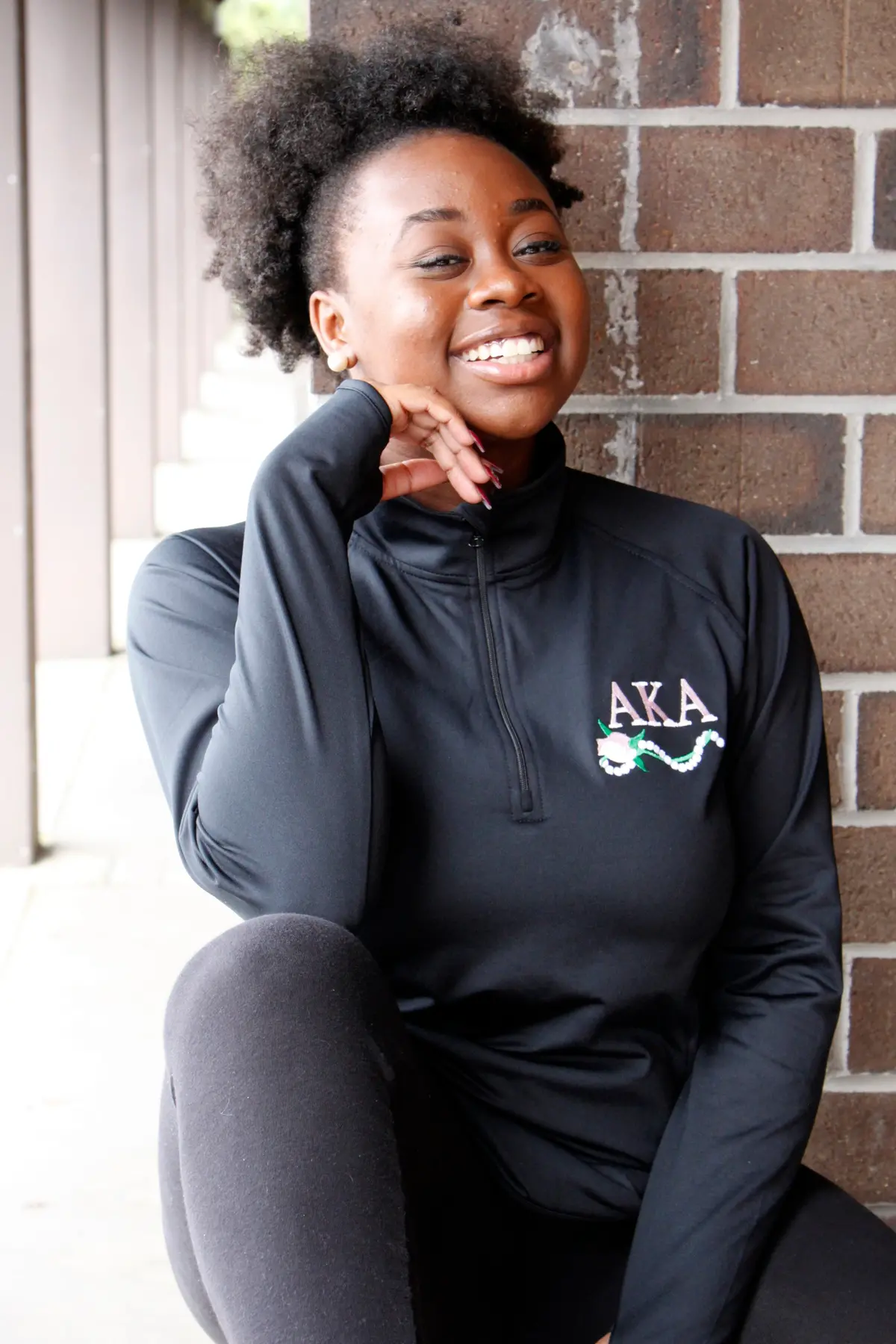 Alpha Kappa Alpha 1/4 Zip Pullover 1