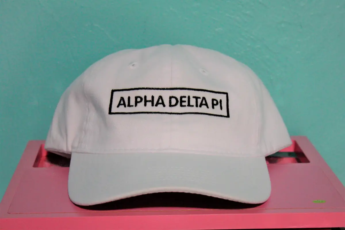 Alpha Delta Pi Rectangle Hat 1