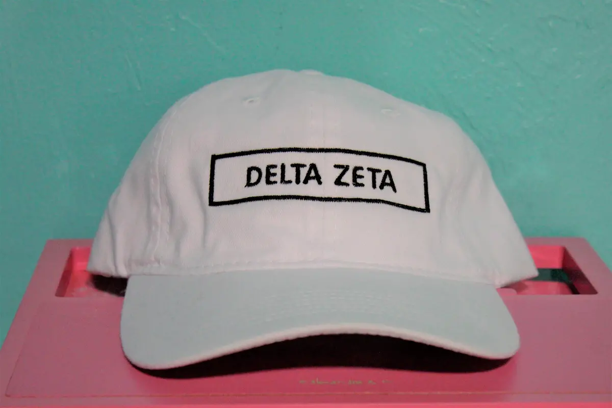 Delta Zeta Rectangle Hat 1