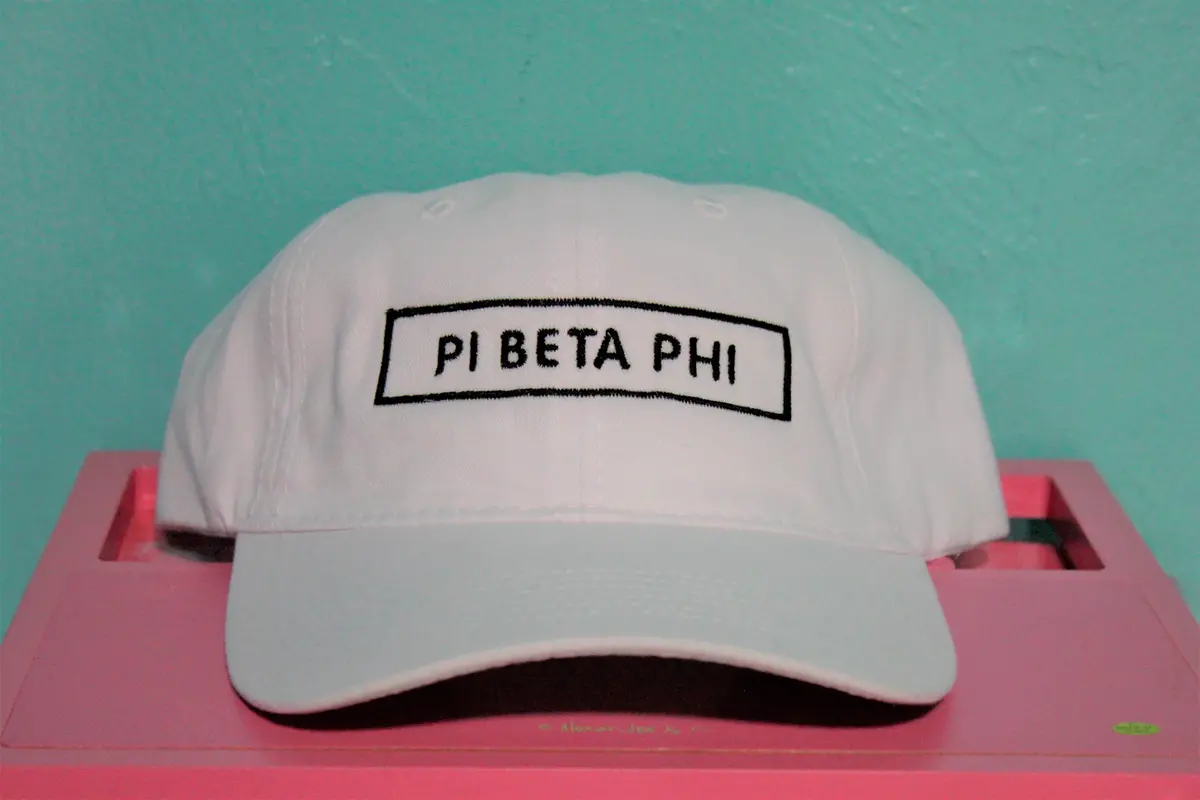 Pi Beta Phi Rectangle Hat 1
