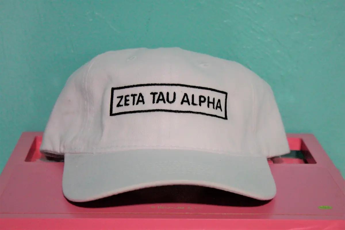 Zeta Tau Alpha Rectangle Hat 1