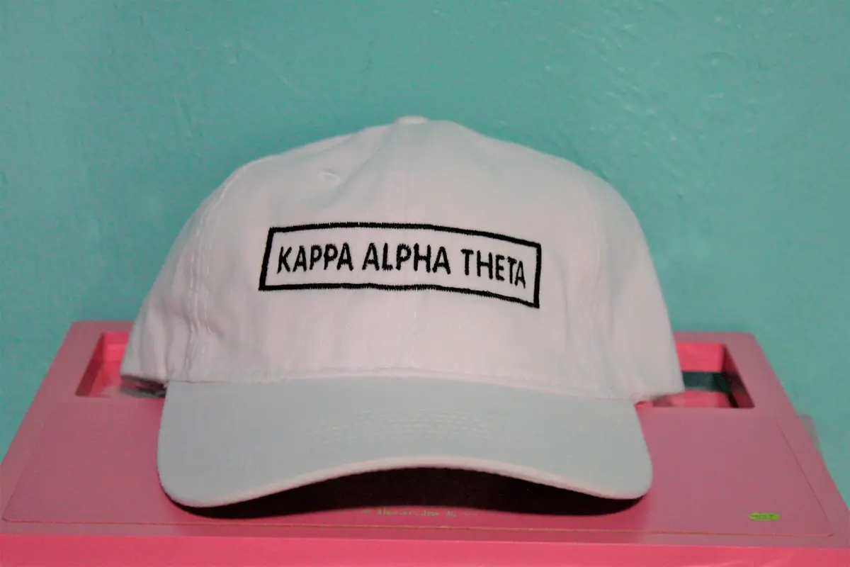 Kappa Alpha Theta Rectangle Hat 1