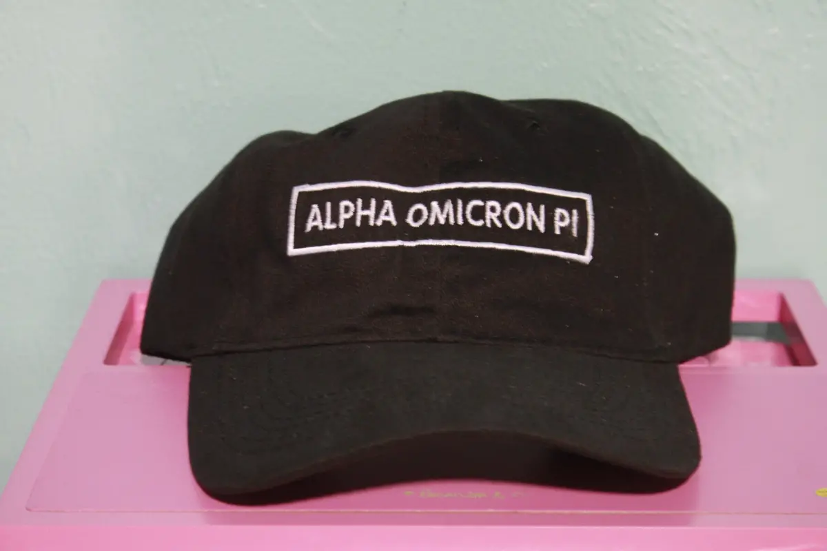 Alpha Omicron Pi Rectangle Hat 1