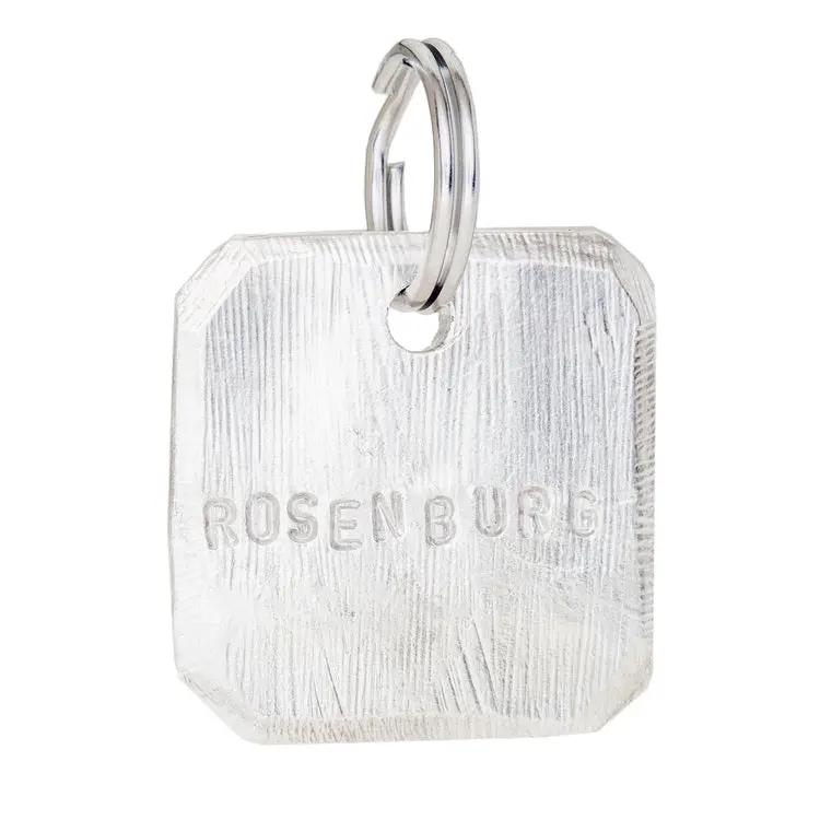Dog & Co. | Square Dog Tag In Silver (Custom) 1