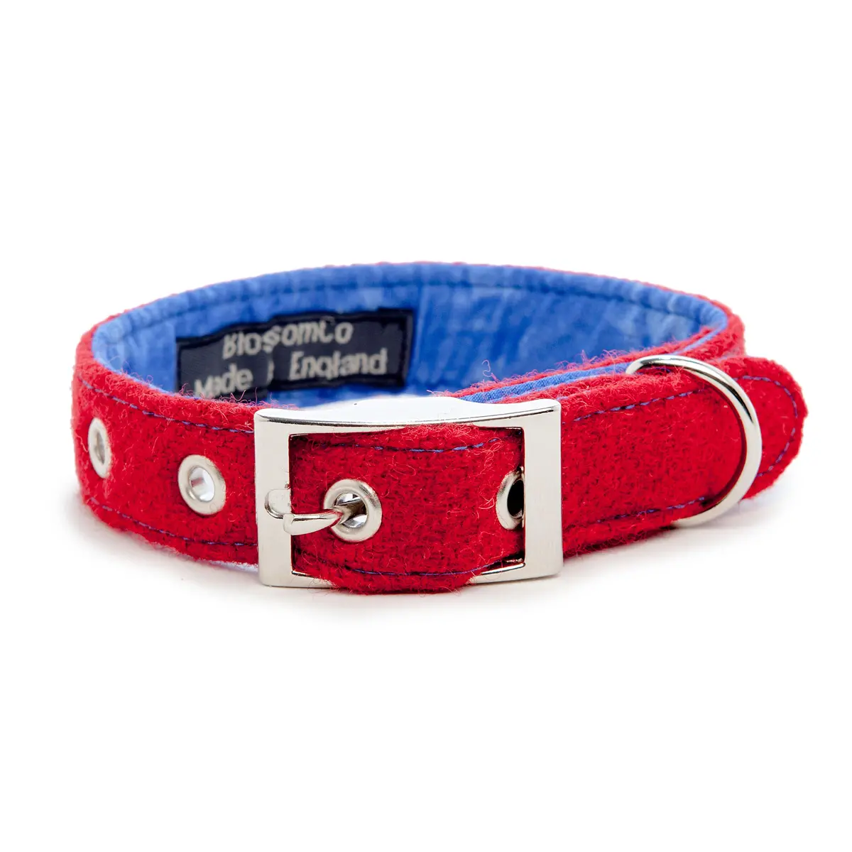 Blossom Co. | Vatersay Harris Tweed Dog Collar 1