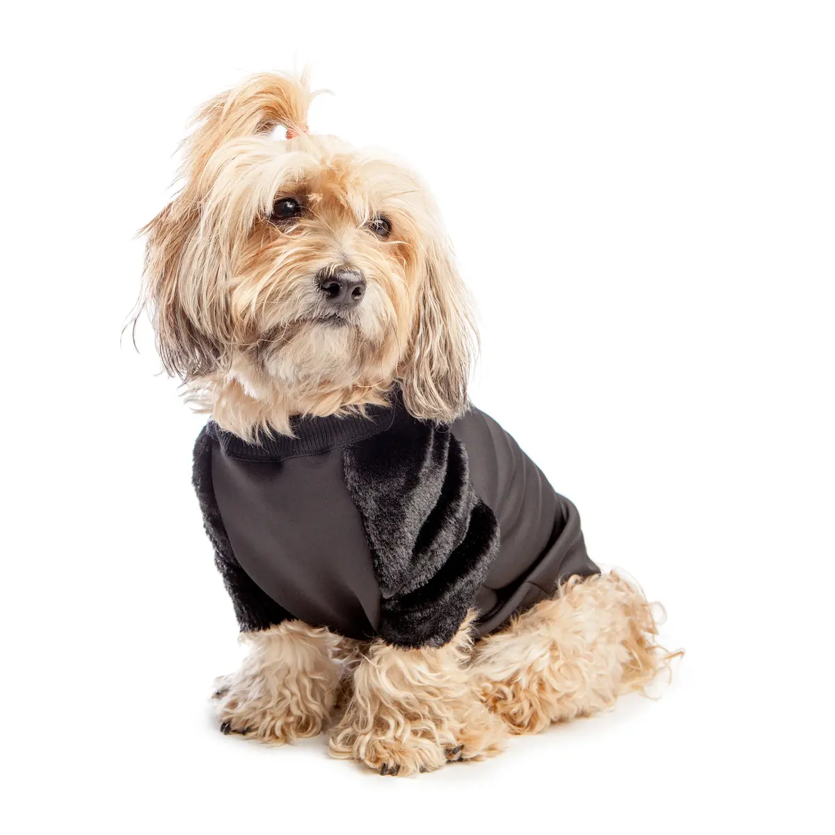 Eye Of Dog | All Black Everythang Faux Fur Jumper 1