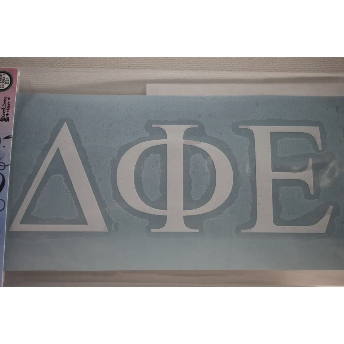 Delta Phi Epsilon Vinyl Decal 1