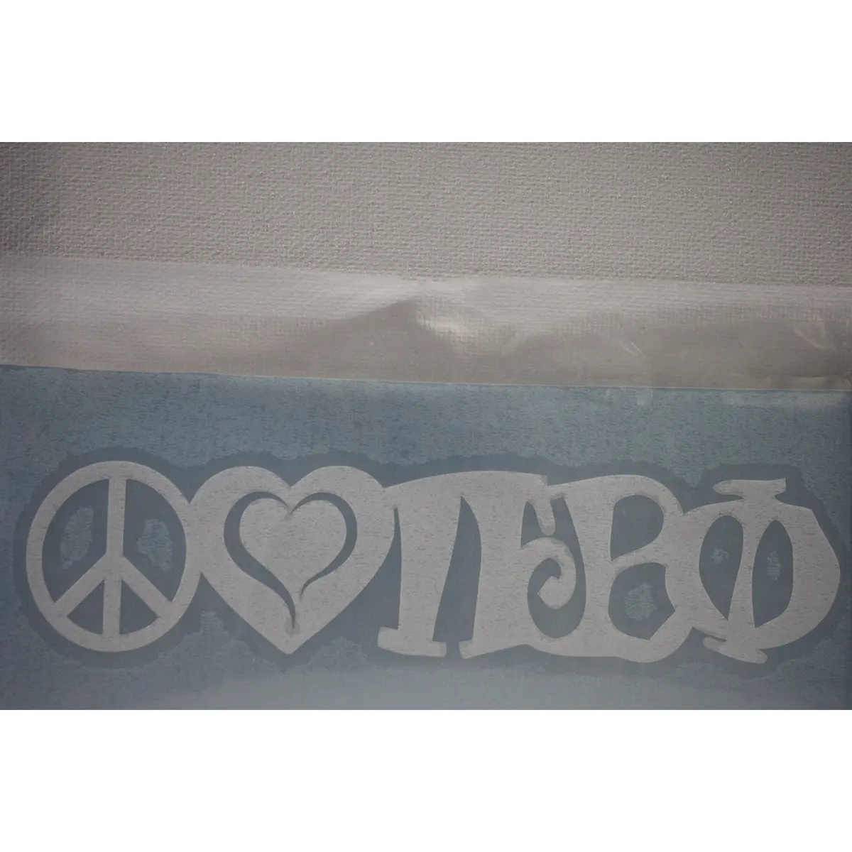 Pi Beta Phi Peace Love Decal - Discontinued 1