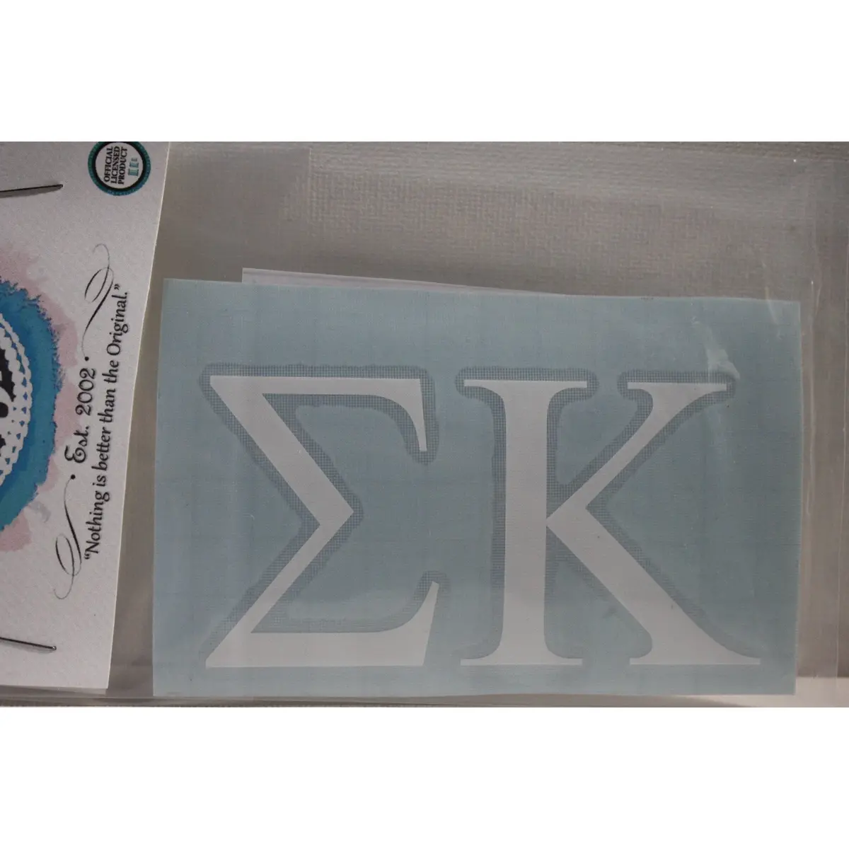 Sigma Kappa Vinyl Decal 1