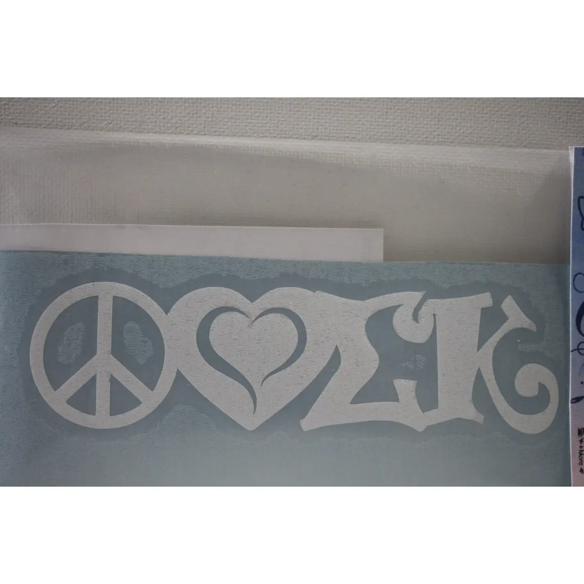 Sigma Kappa Peace Love Decal - Discontinued 1