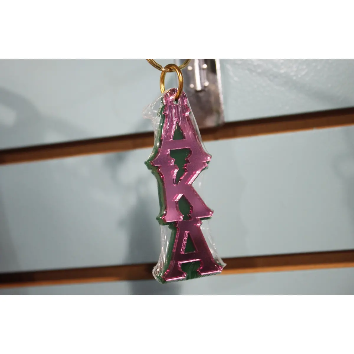 Alpha Kappa Alpha Greek Letter Acrylic Keychain 1