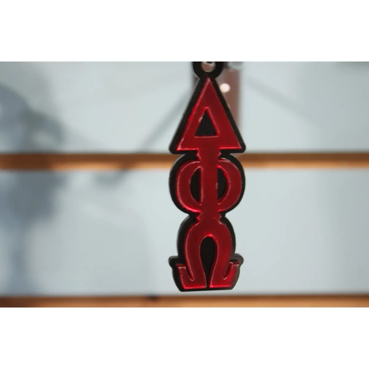 Delta Phi Omega Greek Letter Acrylic Keychain 1
