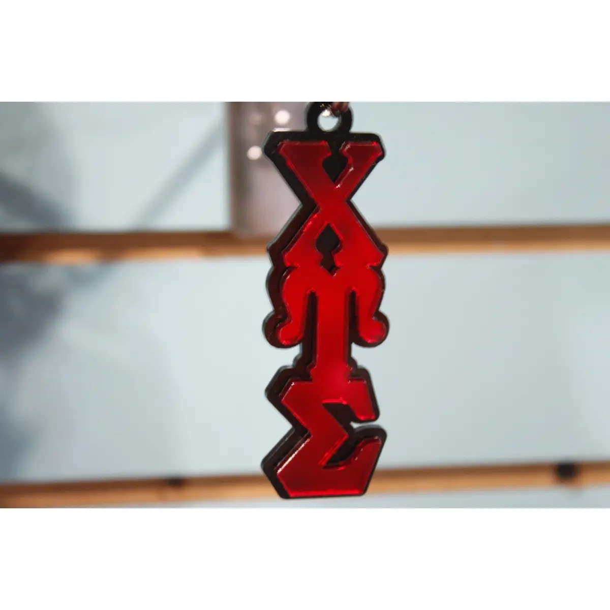 Chi Upsilon Sigma Greek Letter Acrylic Keychain 1