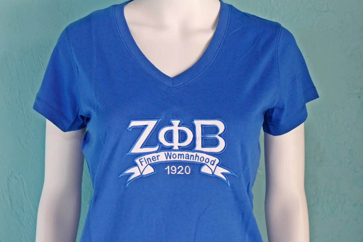 Zeta Phi Beta Banner Tee - Discontinued 1