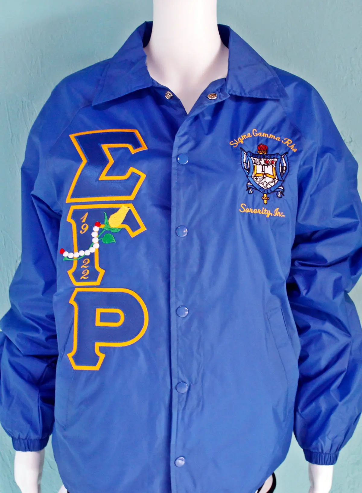 Sigma Gamma Rho Embellished Crossing Jacket 1