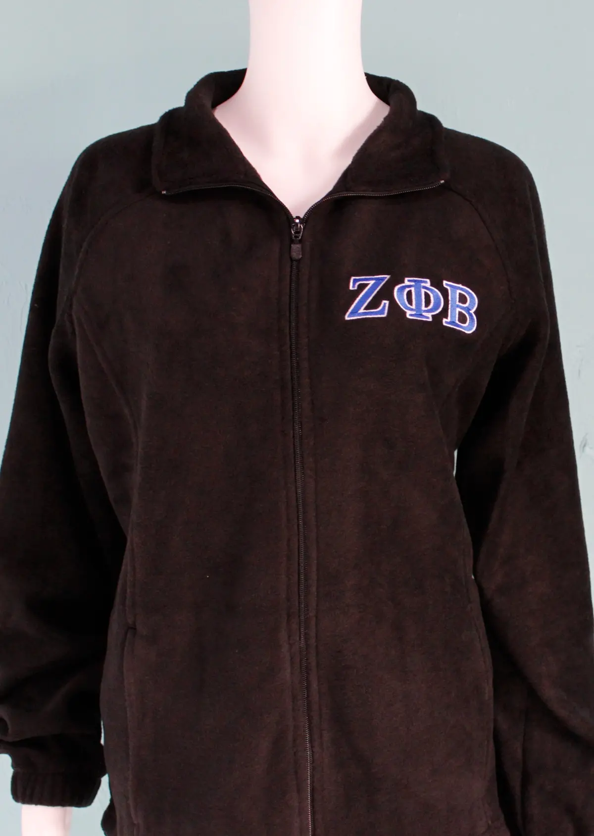 Zeta Phi Beta Full Zip-Up Fleece 1
