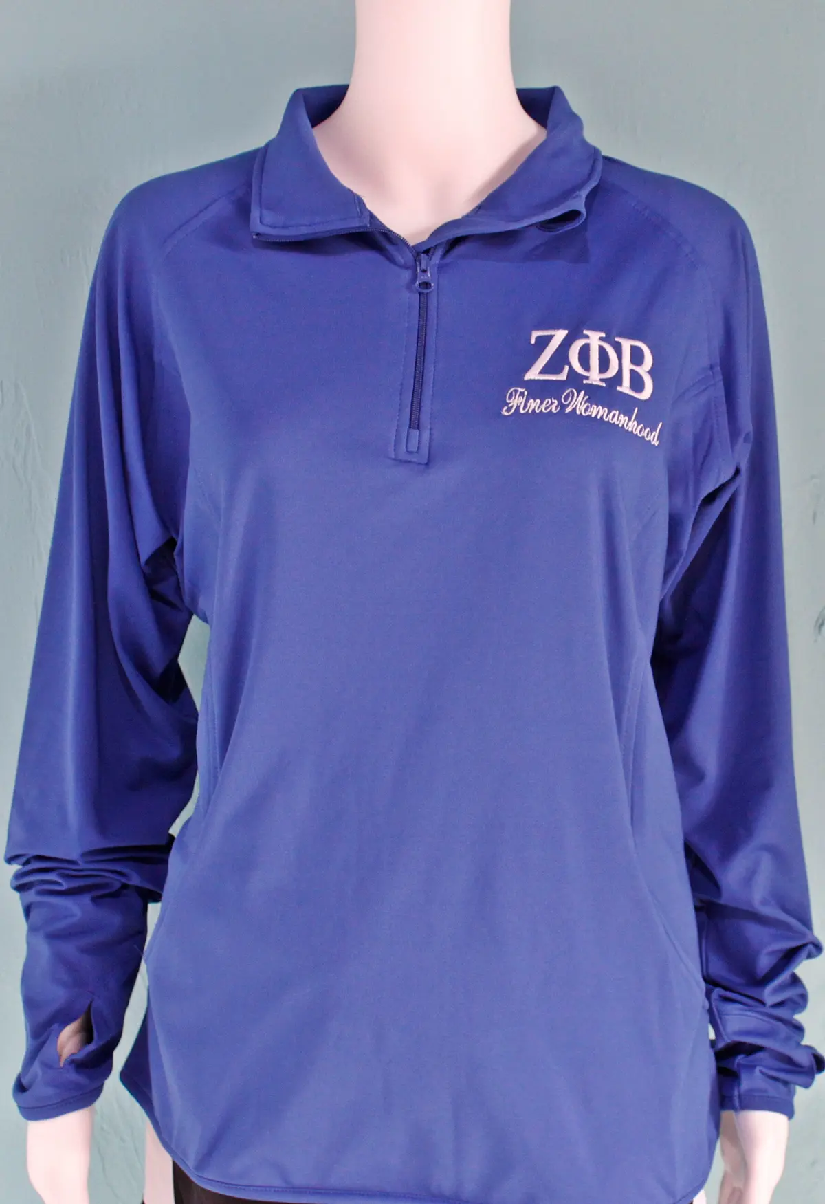 Zeta Phi Beta 1/4 Zip 1