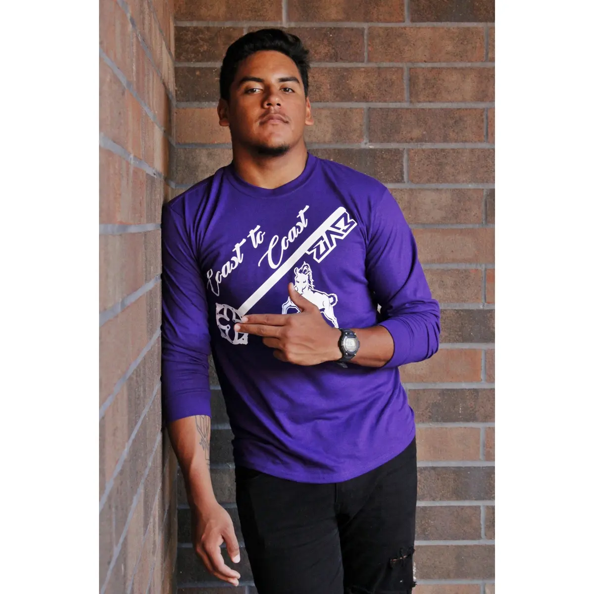 Sigma Lambda Beta Coast To Coast Key Long Sleeve - Discontinued 1