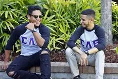 Sigma Lambda Beta Baseball Tee 1