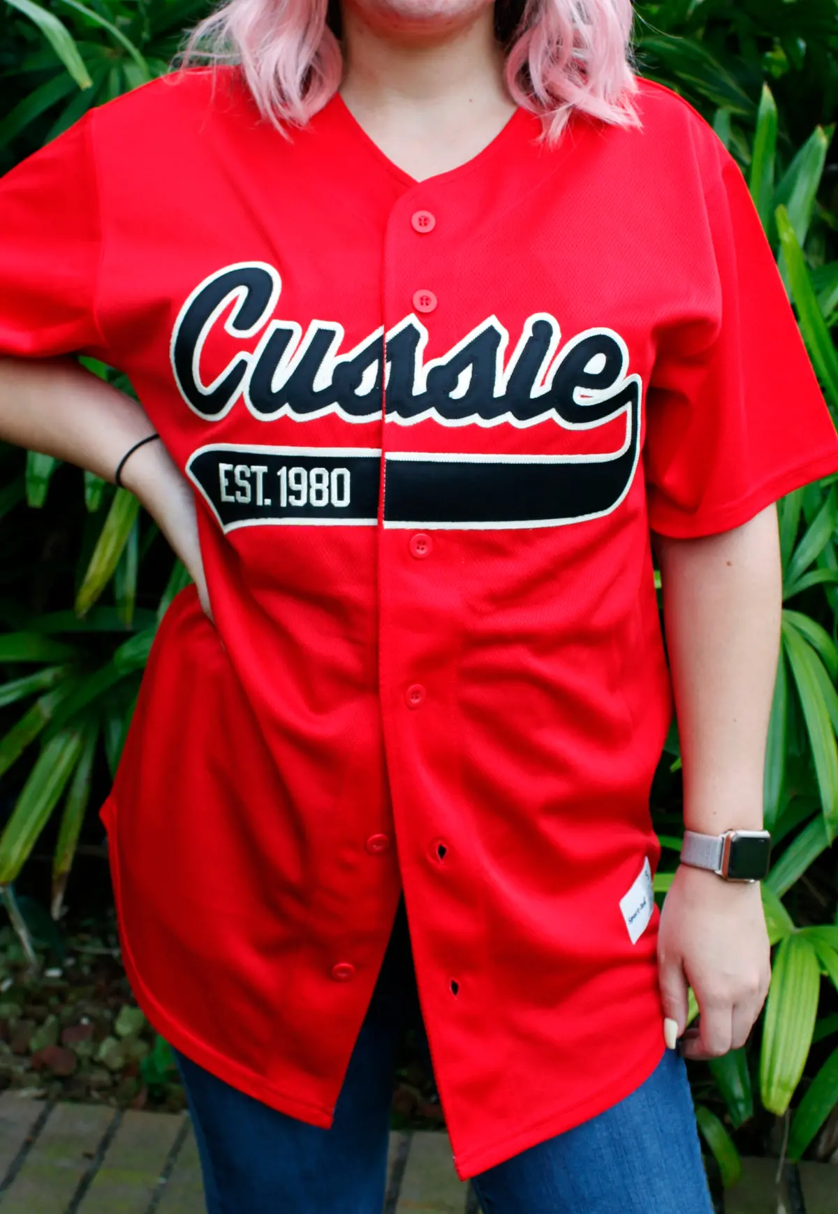 Chi Upsilon Sigma "Cussie" Baseball Jersey 1