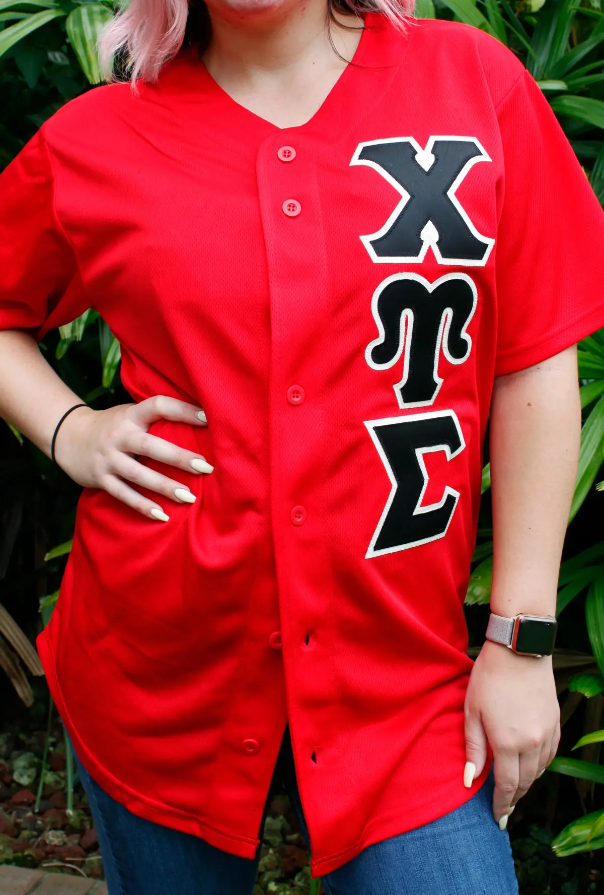 Chi Upsilon Sigma Baseball Jersey 1
