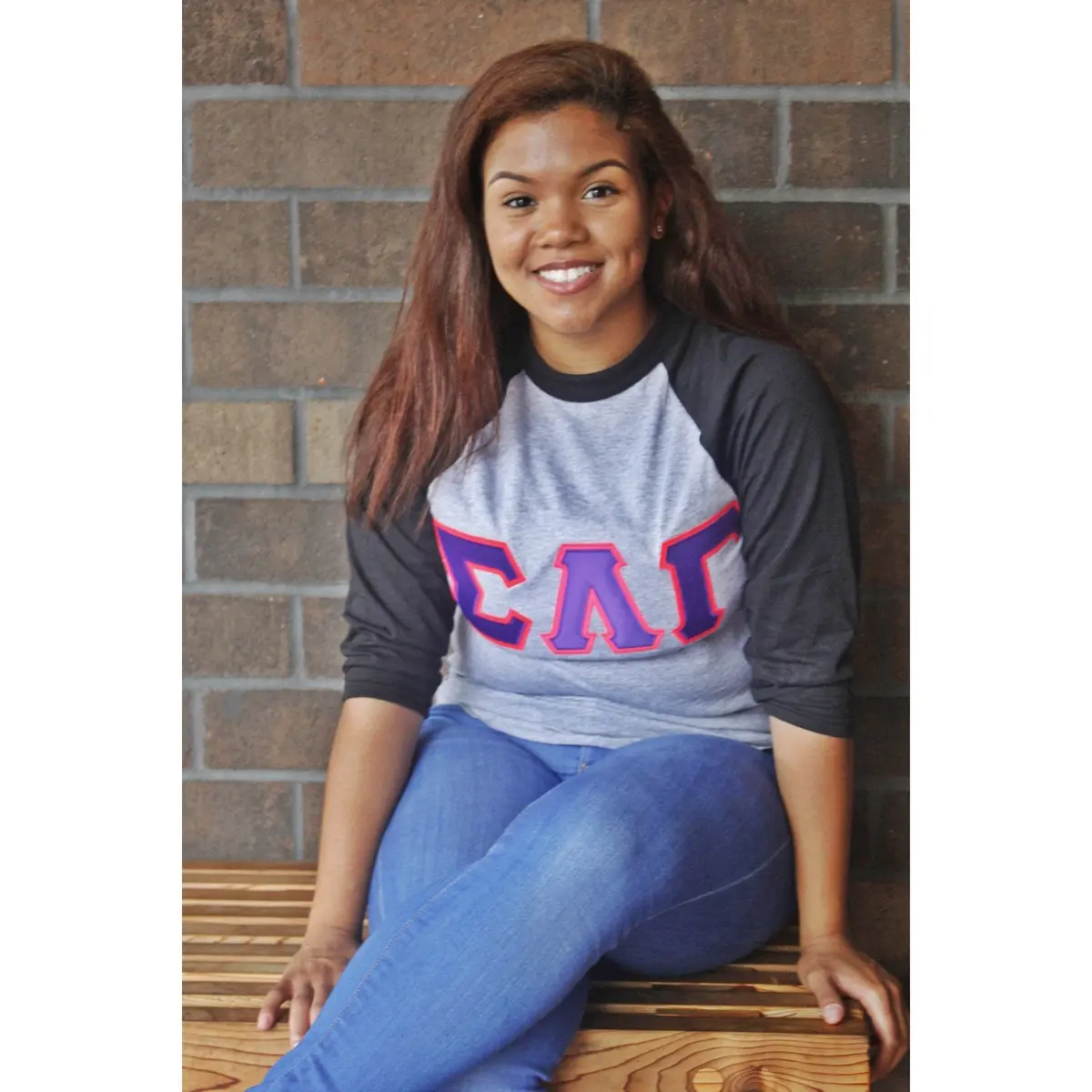 Sigma Lambda Gamma Baseball Tee 1