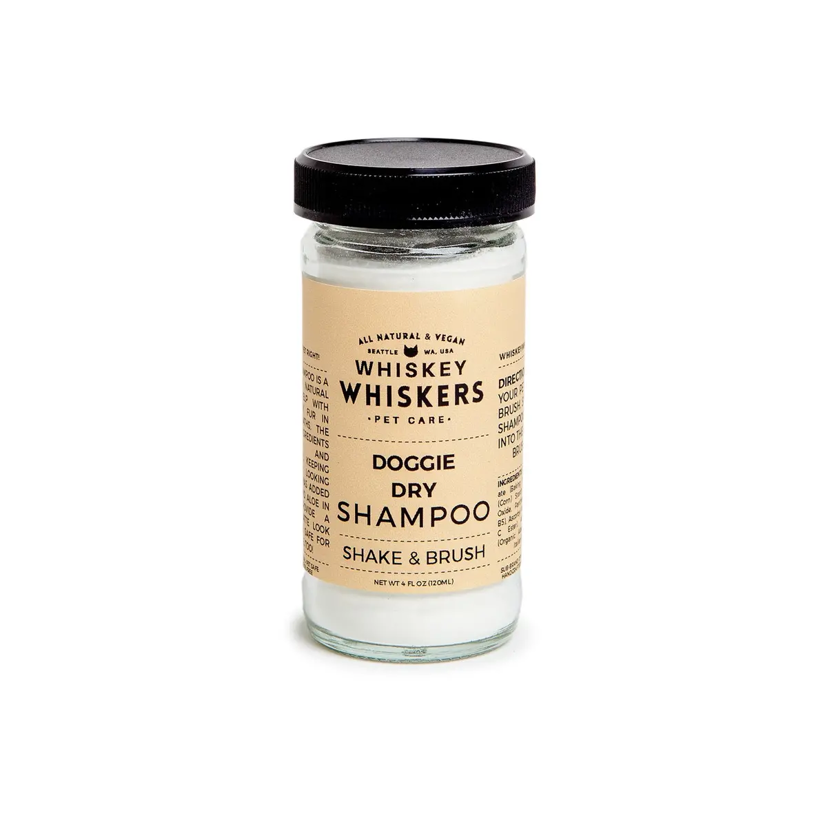 Whiskey Whiskers I Doggie Dry Shampoo 1