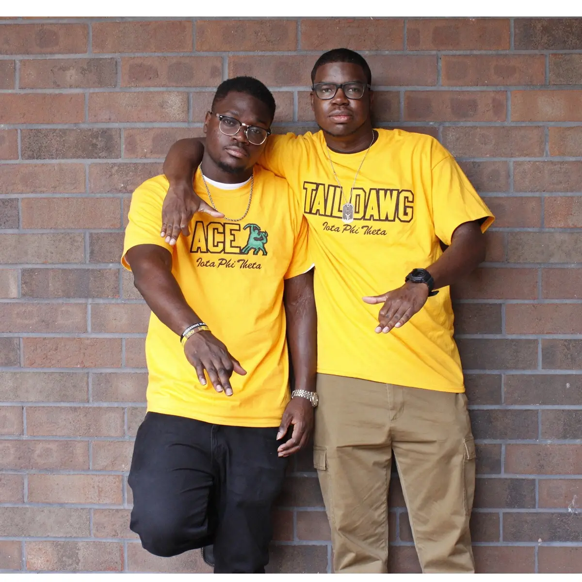 Iota Phi Theta Gold Word Tee 1