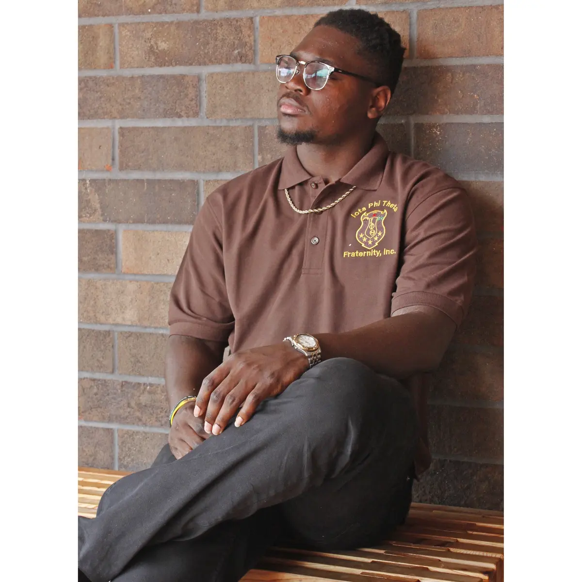 Iota Phi Theta Silk Touch Polo 1