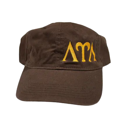 Lambda Upsilon Lambda Brown Adjustable Hat 1