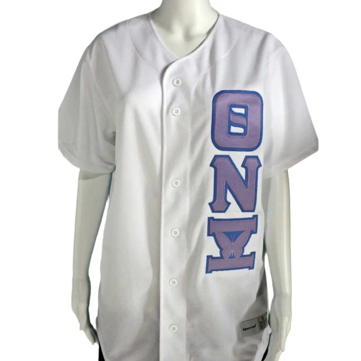 Theta Nu Xi Baseball Jersey W/Butterfly Xi 1