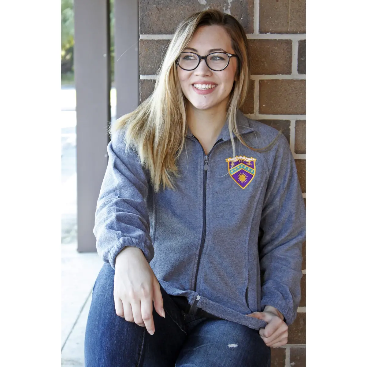 Gamma Eta Fleece W/ Shield 1