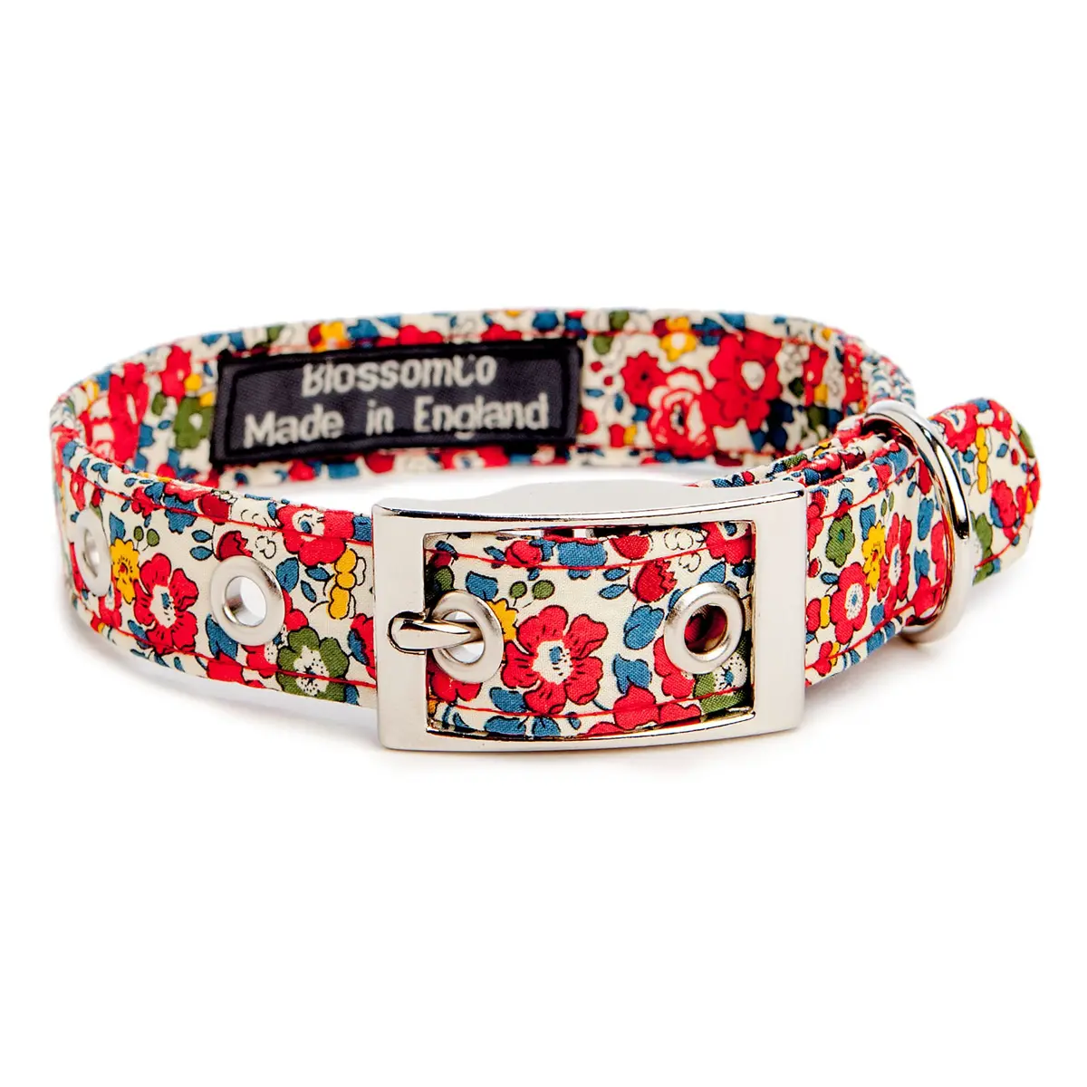 Betsy Liberty Print Floral Dog Collar 1