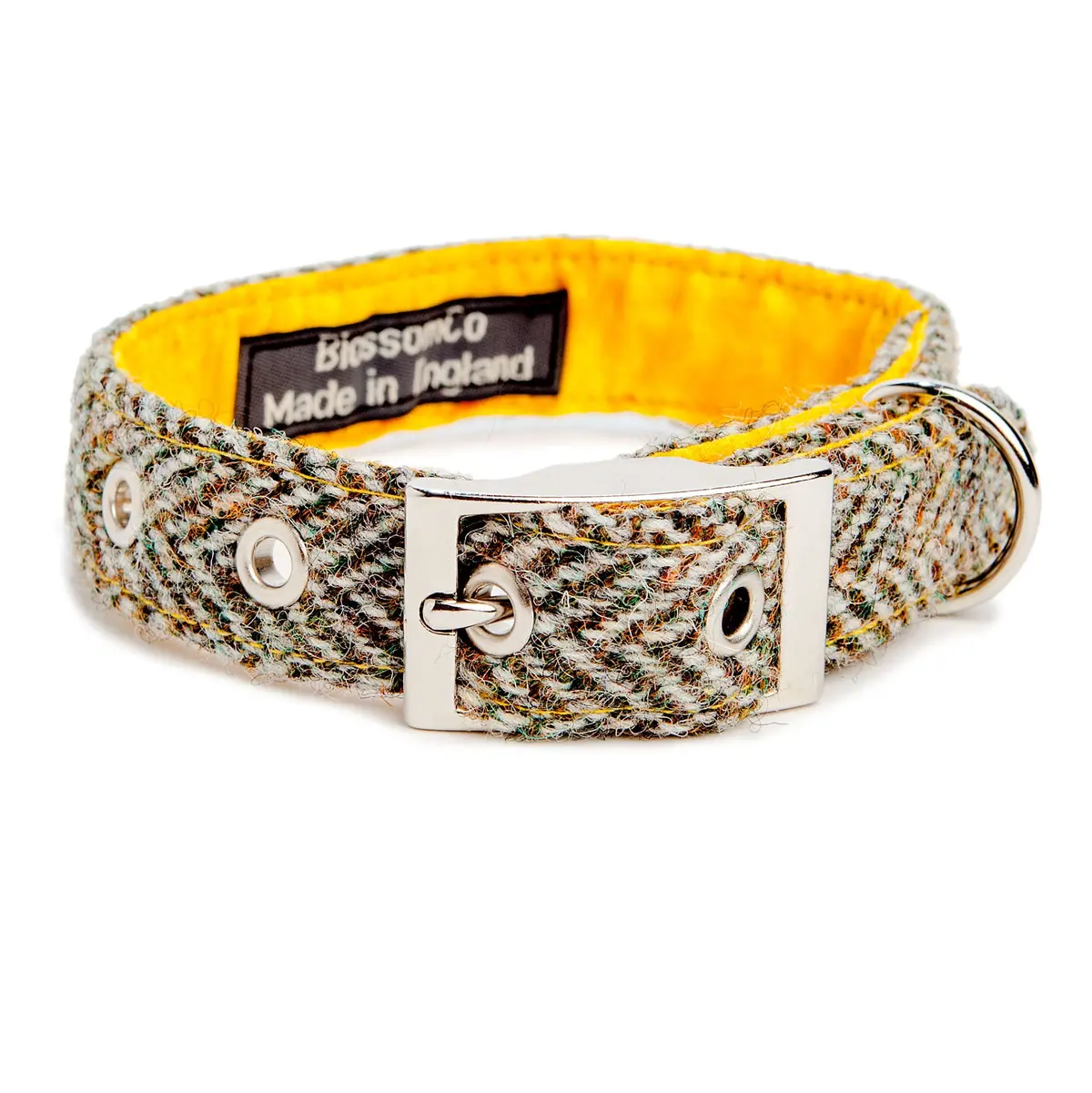 Eriskay Harris Tweed Dog Collar 1