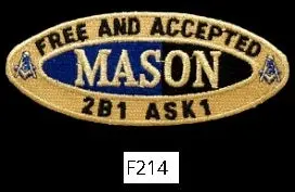 Mason Oval Patch 1