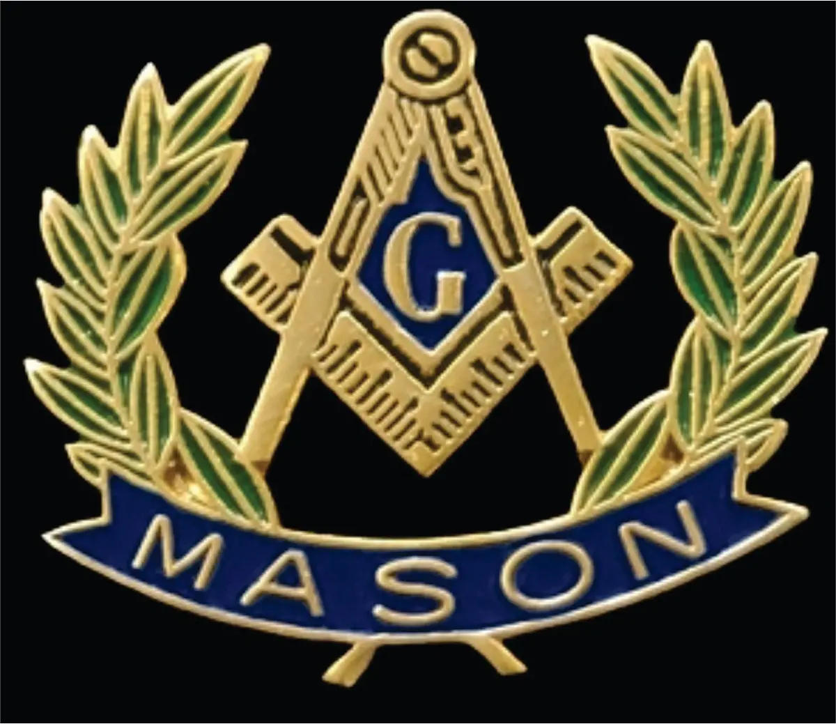 Masons Wreath Pin 1