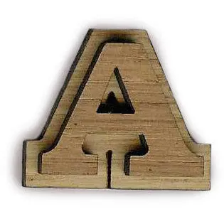 Large Peel-N-Stick Double Letters 1